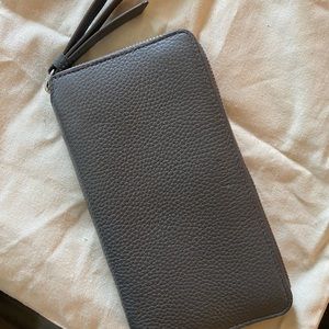 ALLSAINTS Grey Long Wallet
